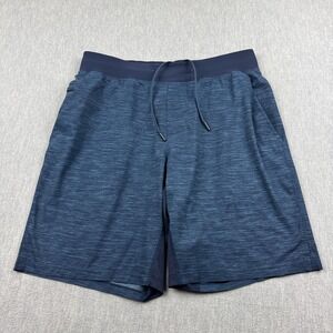 Lululemon Shorts Mens Large Blue T.H.E. Linerless 10" Drawstring Gym  Running